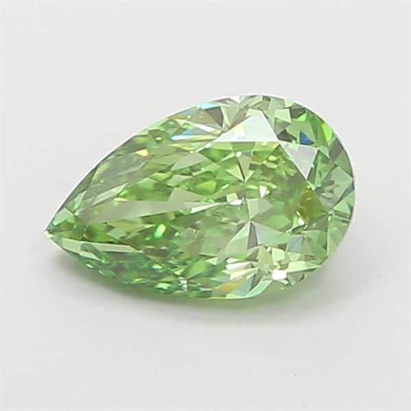 1.0 CT Fancy Vivid Green PEAR