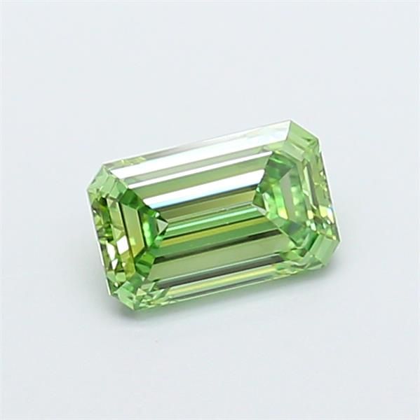 0.9 CT Fancy Vivid Green EMERALD