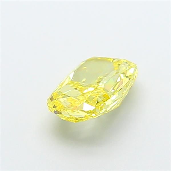 1.5 CT Fancy Vivid Yellow CUSHION MODIFIED