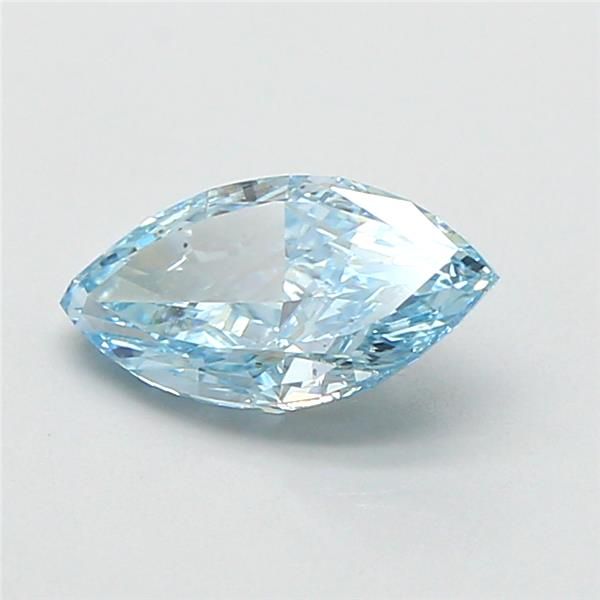 1.0 CT Fancy Vivid Blue MARQUISE