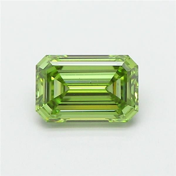 1.01 CT Fancy Vivid Green EMERALD