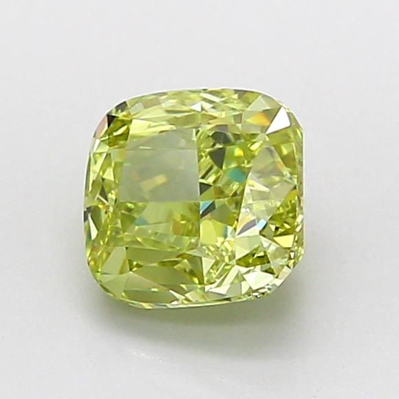 1.03 CT Fancy Intense Green Yellow CUSHION MODIFIED
