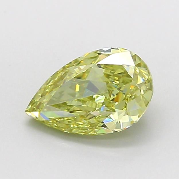 1.08 CT Fancy Yellow PEAR