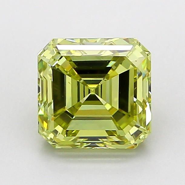 1.57 CT Fancy Intense Yellow ASSCHER