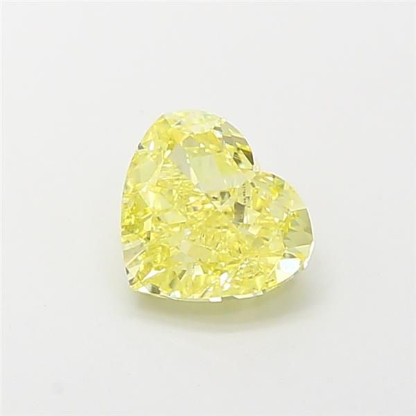 1.53 CT Fancy Intense Yellow HEART
