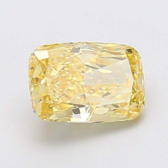 1.79 CT Fancy Intense Yellow CUSHION MODIFIED