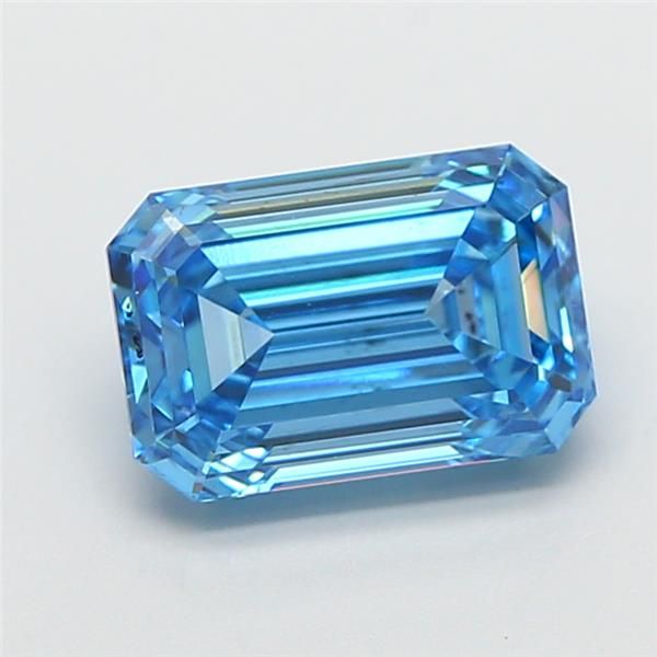 2.06 CT Fancy Vivid Blue EMERALD
