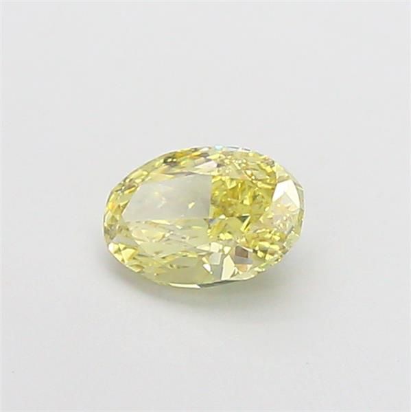 0.91 CT Fancy Intense Yellow OVAL