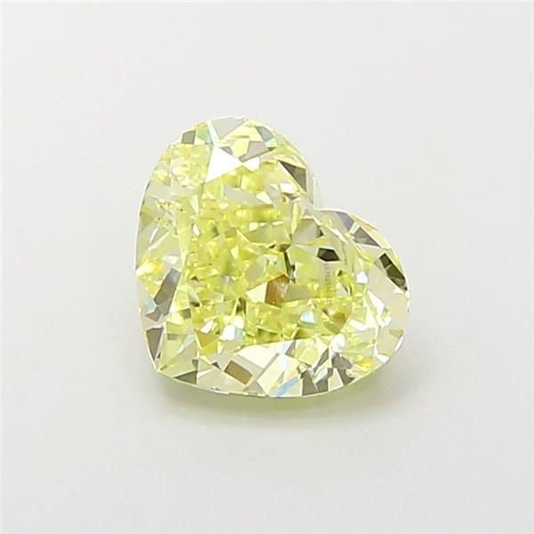 1.5 CT Fancy Intense Yellow HEART