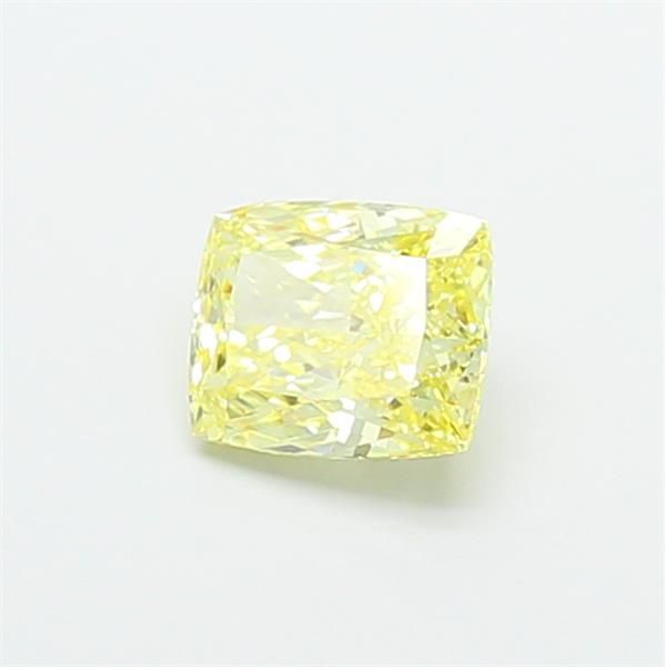 1.09 CT Fancy Intense Yellow CUSHION MODIFIED
