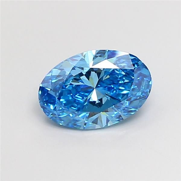 2.0 CT Fancy Vivid Blue OVAL