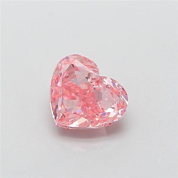 1.0 CT Fancy Vivid Pink HEART