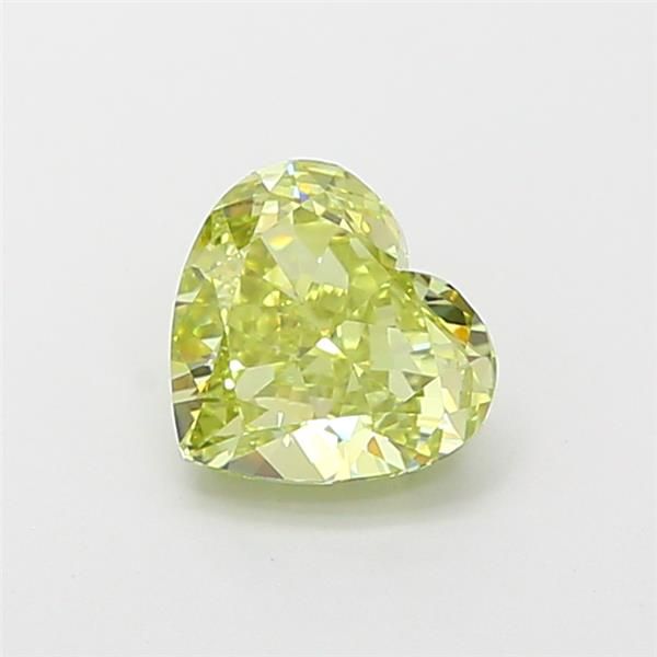 1.05 CT Fancy Yellow HEART