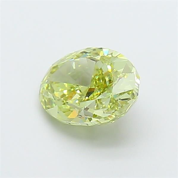 1.27 CT Fancy Green OVAL