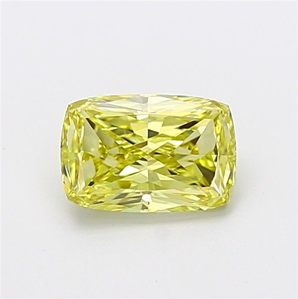 1.52 CT Fancy Intense Yellow CUSHION MODIFIED