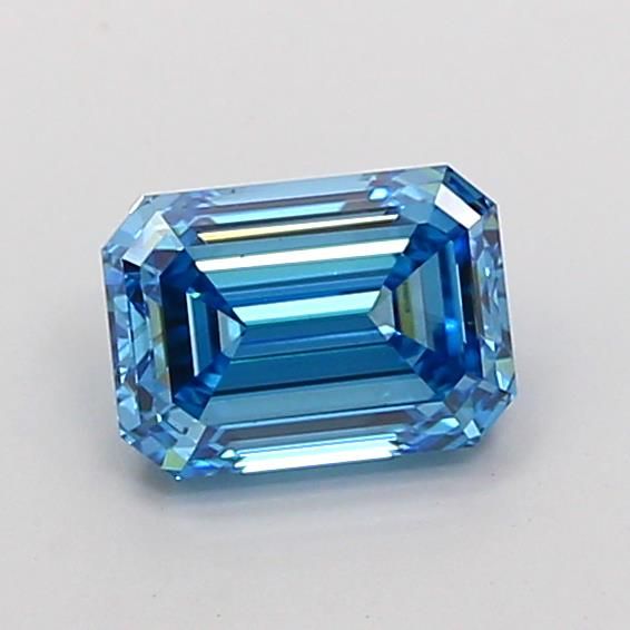 1.41 CT Fancy Vivid Blue EMERALD