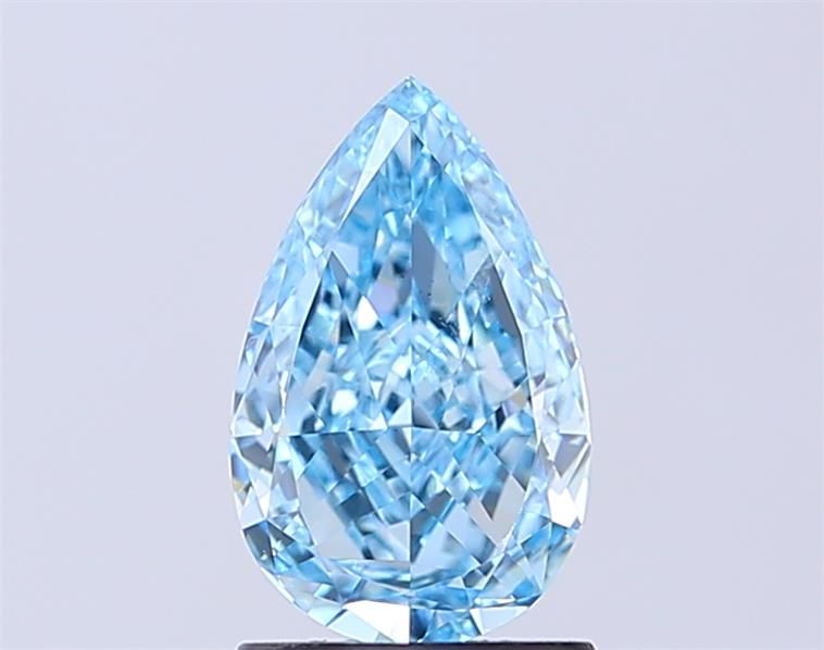 1.52 CT Fancy Vivid Blue PEAR