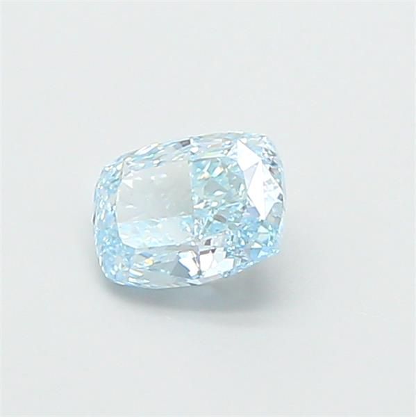 1.05 CT Fancy Intense Greenish Blue CUSHION MODIFIED