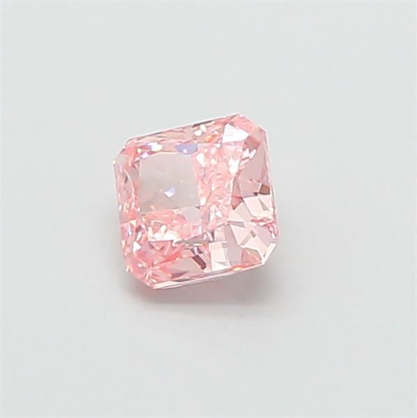 0.96 CT Fancy Vivid Pink SQUARE RADIANT