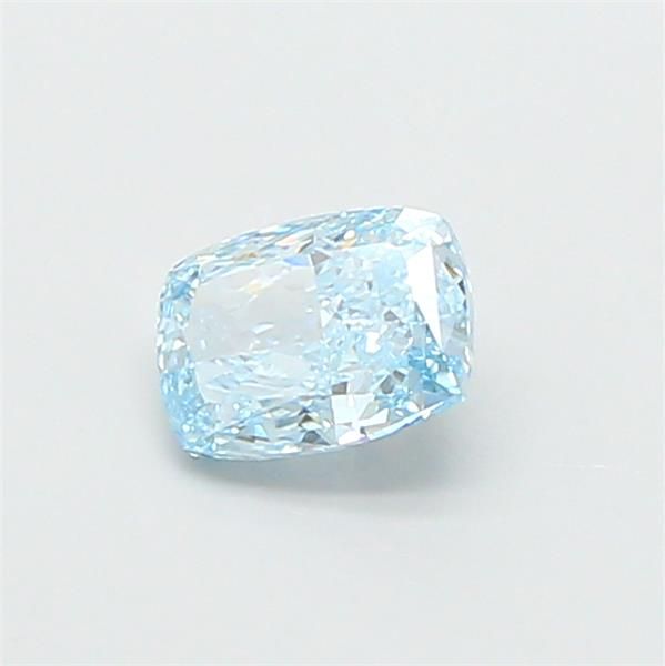 1.03 CT Fancy Intense Greenish Blue CUSHION MODIFIED