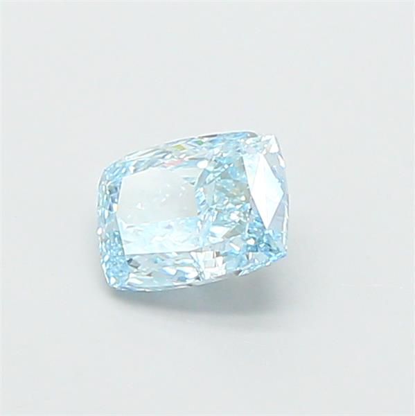 1.05 CT Fancy Intense Greenish Blue CUSHION MODIFIED