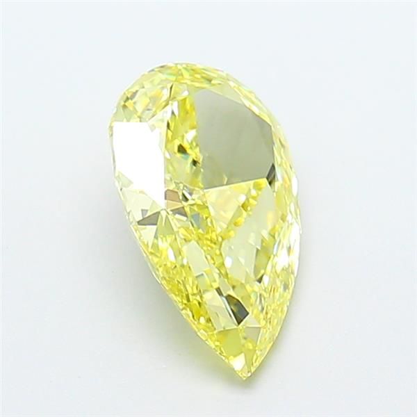 1.58 CT Fancy Vivid Yellow PEAR