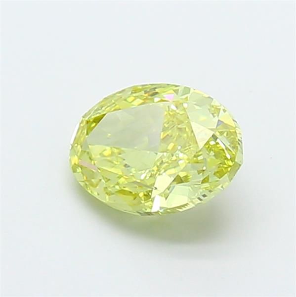 1.24 CT Fancy Intense Yellow OVAL