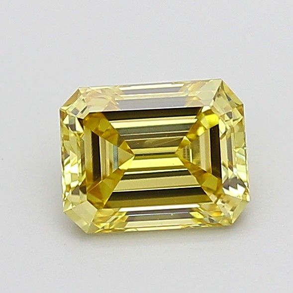 1.05 CT Fancy Intense Yellow EMERALD