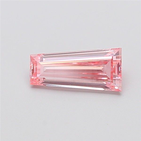 1.29 CT Fancy Intense Pink TAPERED BAGUETTE
