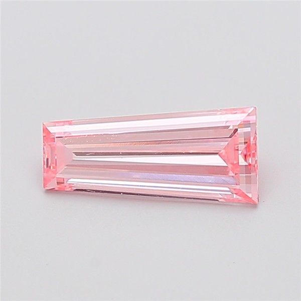 1.44 CT Fancy Intense Pink TAPERED BAGUETTE