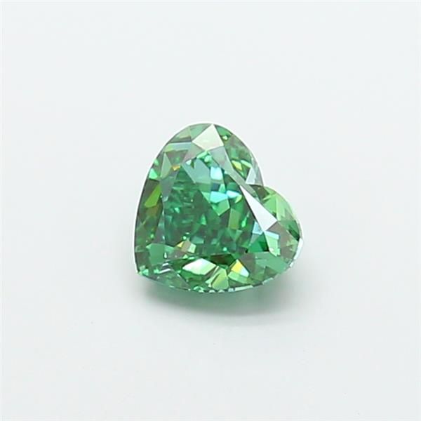 1.31 CT Fancy Vivid Green HEART