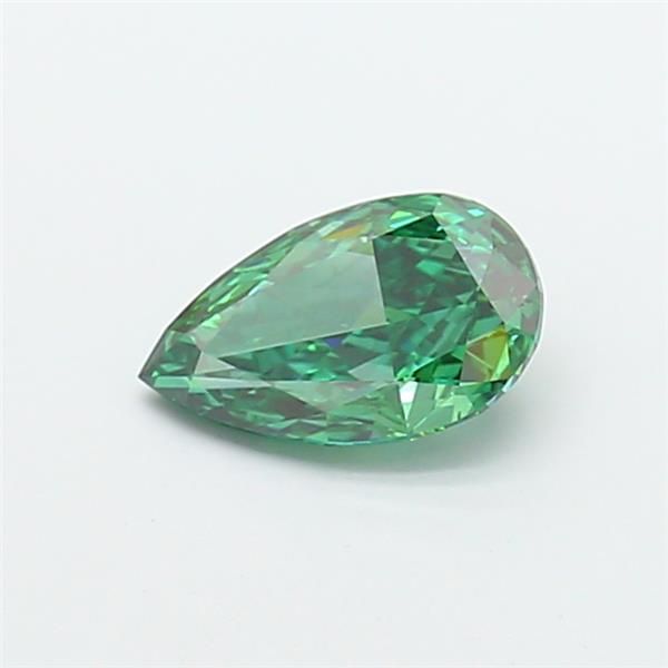 1.55 CT Fancy Vivid Green PEAR
