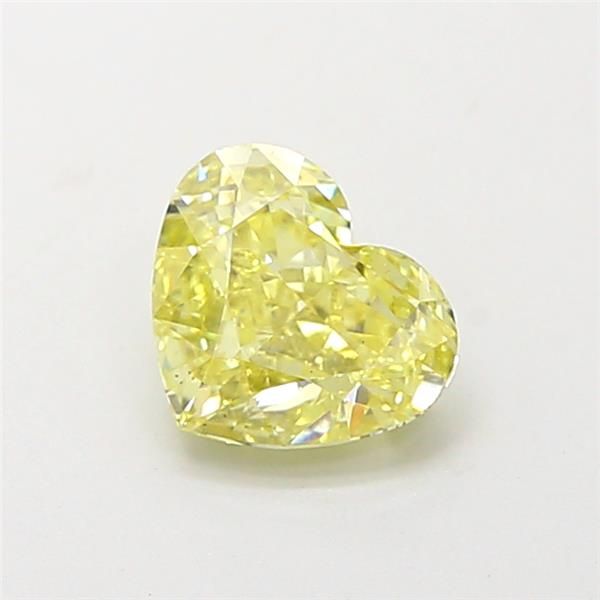 1.01 CT Fancy Intense Yellow HEART