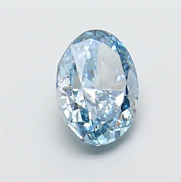 1.52 CT Fancy Vivid Blue OVAL