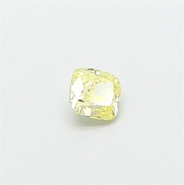 0.33 CT Fancy Yellow CUSHION MODIFIED