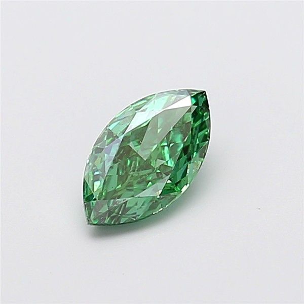1.02 CT Fancy Vivid Green MARQUISE