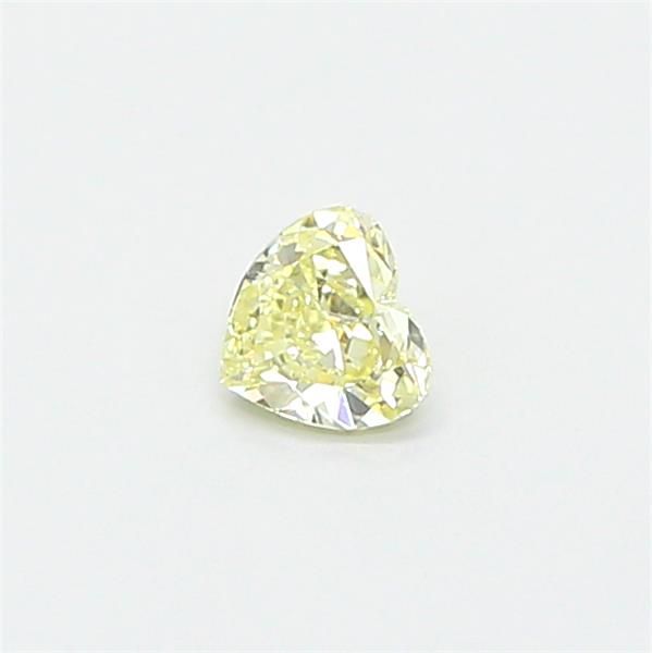 0.36 CT Fancy Light Yellow HEART