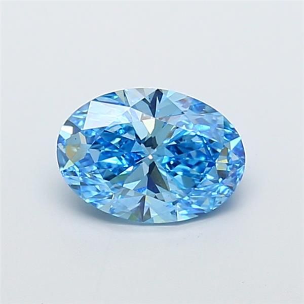 2.03 CT Fancy Vivid Blue OVAL