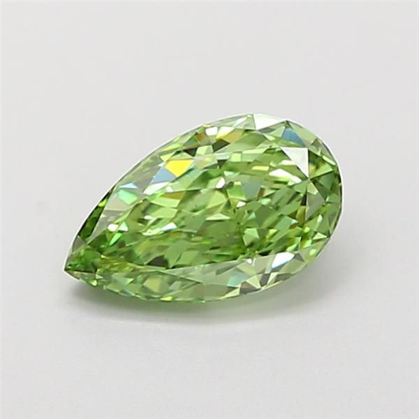 1.14 CT Fancy Vivid Green PEAR