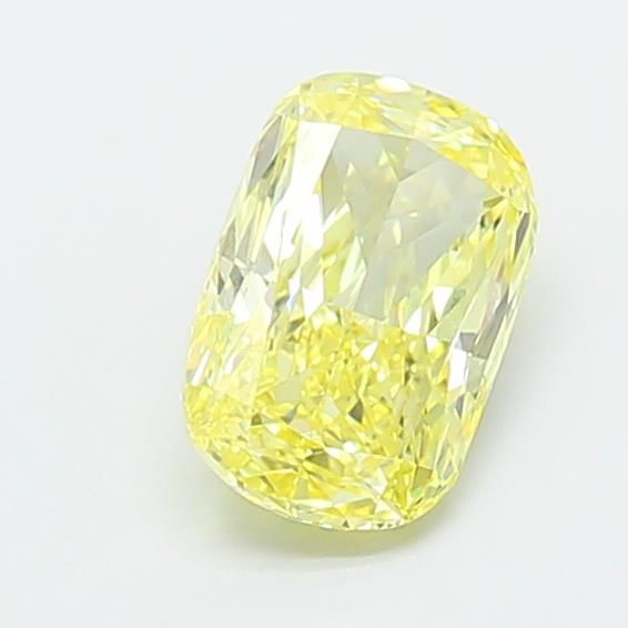 1.0 CT Fancy Intense Yellow CUSHION MODIFIED