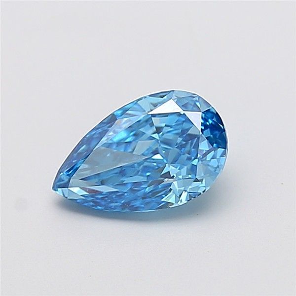 1.59 CT Fancy Vivid Blue PEAR