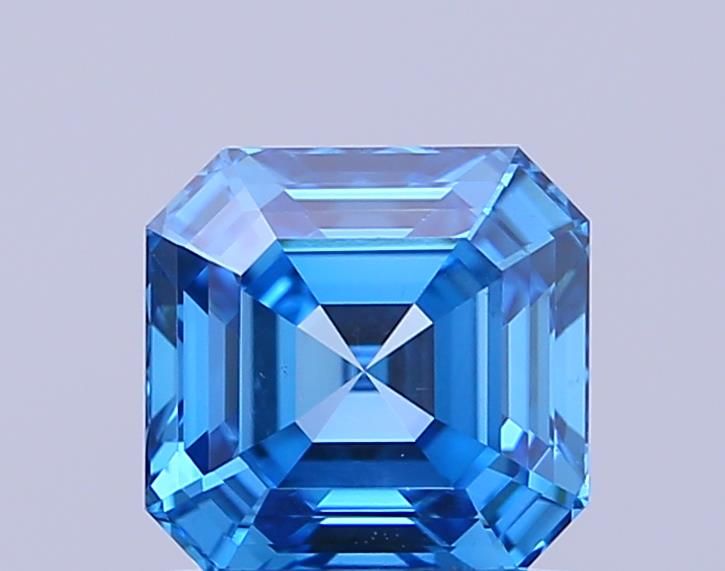 0.76 ct lab-grown Asscher Diamond