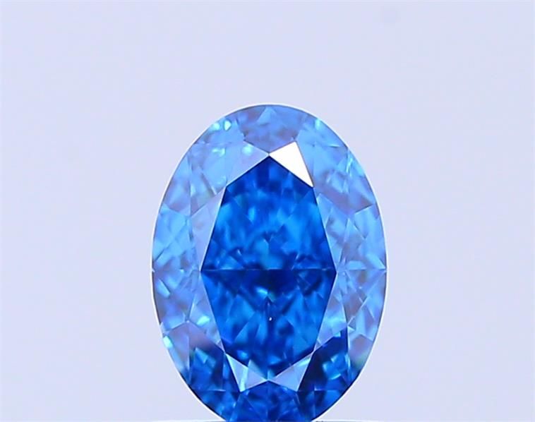 1.03 CT Fancy Vivid Blue OVAL