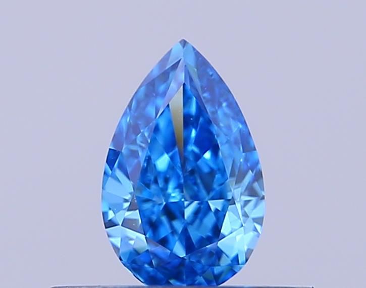 0.32 CT Fancy Vivid Blue PEAR