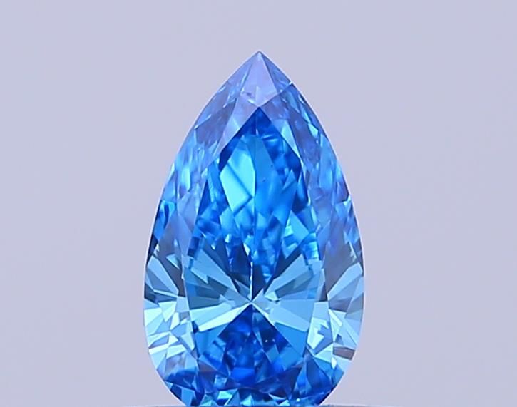 0.3 CT Fancy Vivid Blue PEAR