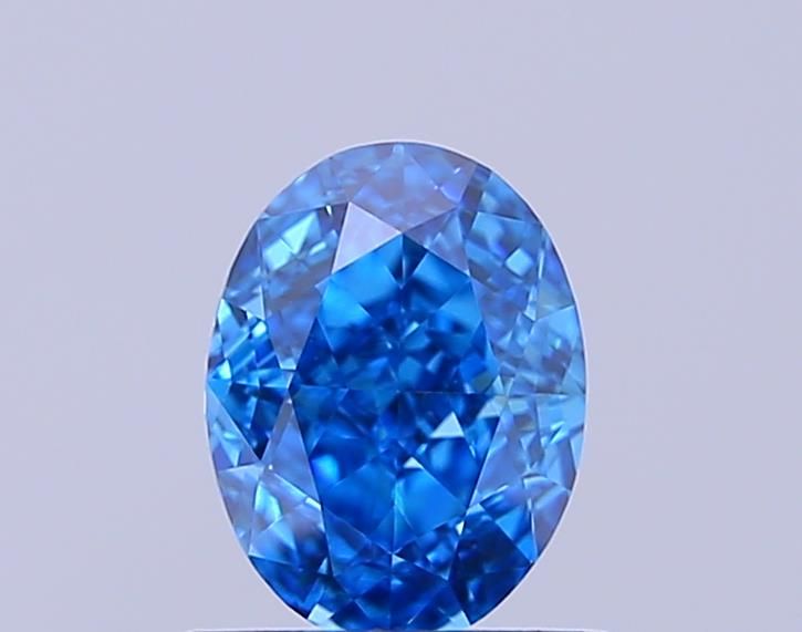 1.01 CT Fancy Vivid Blue OVAL