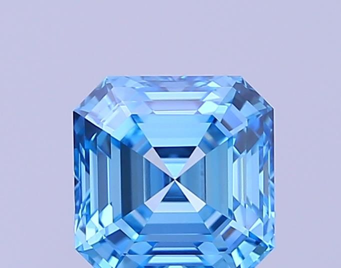 1.23 ct lab-grown Asscher Diamond