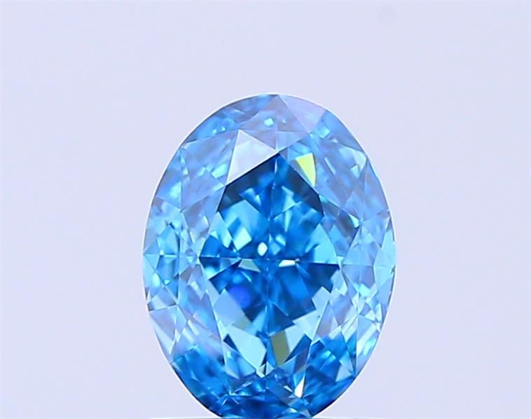 1.01 CT Fancy Vivid Blue OVAL