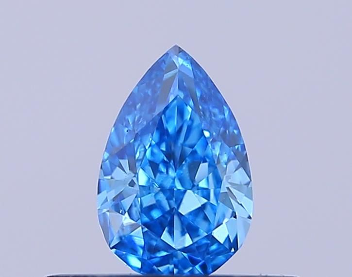 0.3 CT Fancy Vivid Blue PEAR