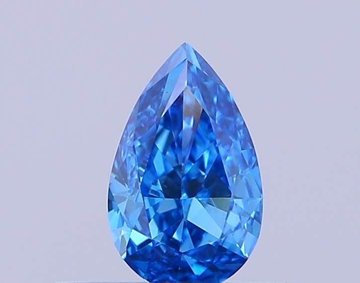 0.31 CT Fancy Vivid Blue PEAR